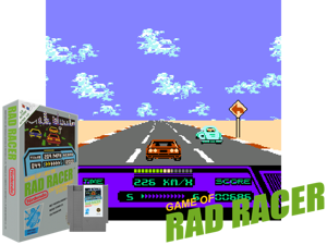Rad Racer (PC10) Cover